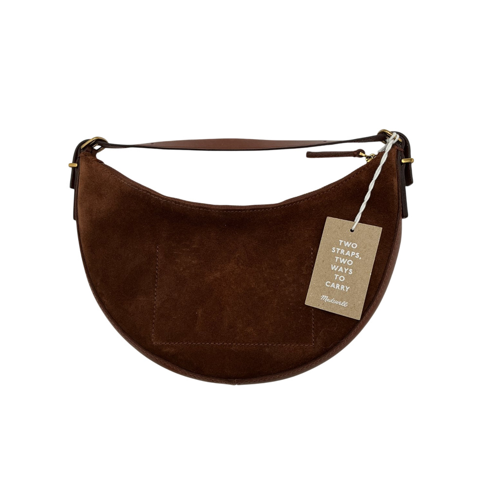 Madewell Studded Brown Crescent Bag - Picture 2 of 5